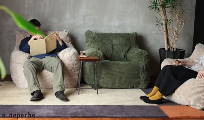 ダフソファ dough sofa XL カーキ【送料無料】 | ハンプティーダンプ