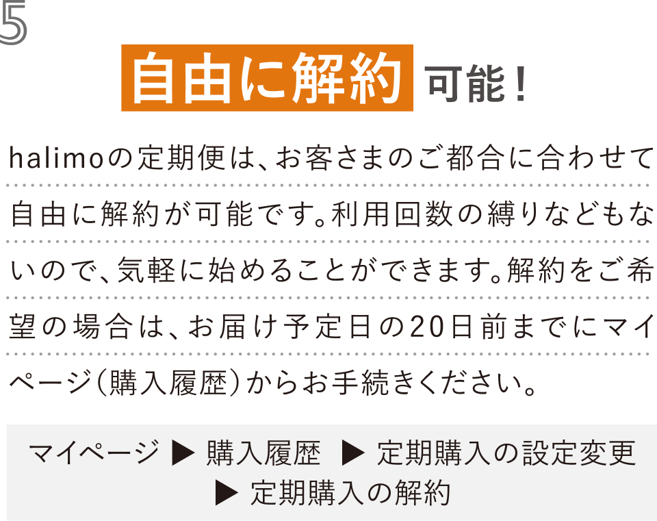 自由に解約可能！