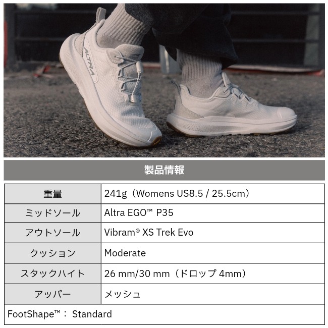 アルトラ ALTRA ボイジャー ウィメンズ VOYAGER Ws | GLAGH グラフ