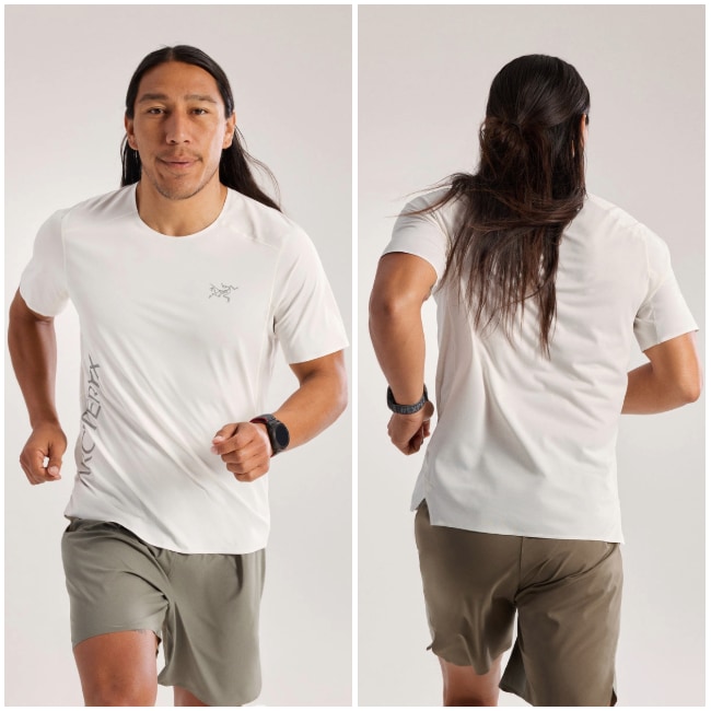 Arc'teryx ノーバン ダウンワード ロゴ ロングスリーブ 黒 Arc'teryx ノーバン ダウンワード ロゴ ロングスリーブ 黒 Arc