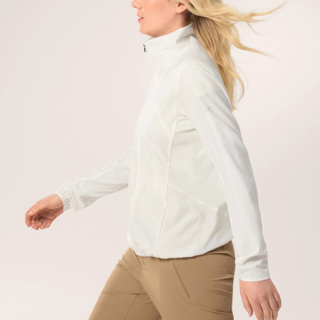 ARC'TERYX ウィメンズ ジャケット S/P ホワイト ARC'TERYX ウィメンズ ジャケット S/P ホワイト