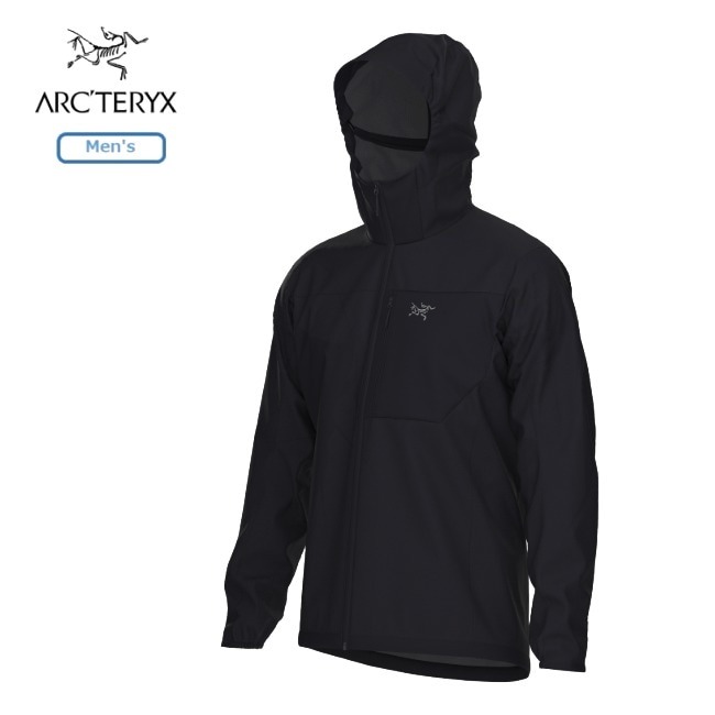 か*ぶ様 ARC'TERYX　スコーミッシュフーディ　 ブラック アークテリクス ARC'TERYX スコーミッシュフーディ メンズ SQUAMISH