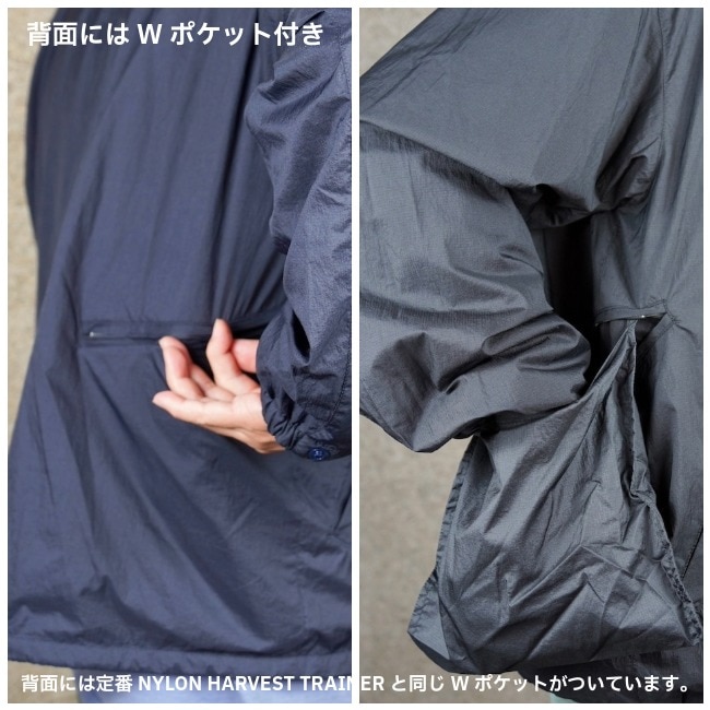 迷迭香 NYLON HARVEST COACH JACKET ブラック 2 迷迭香 ナイロン