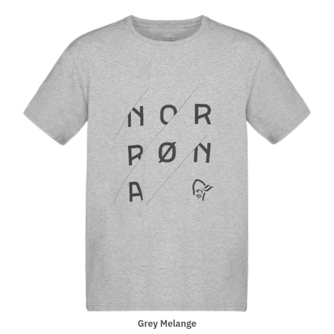 ノローナ NORRONA トゥエンティナイン スラント ティーシャツ メンズ