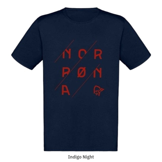 ノローナ NORRONA トゥエンティナイン スラント ティーシャツ メンズ