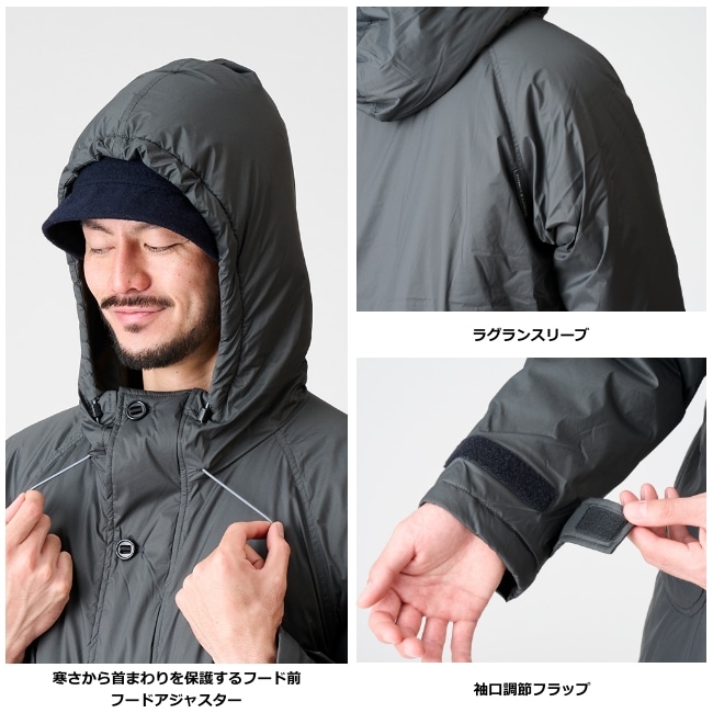 アクシーズクインエレメンツ AXESQUIN ELEMENTS 中綿入りのコート