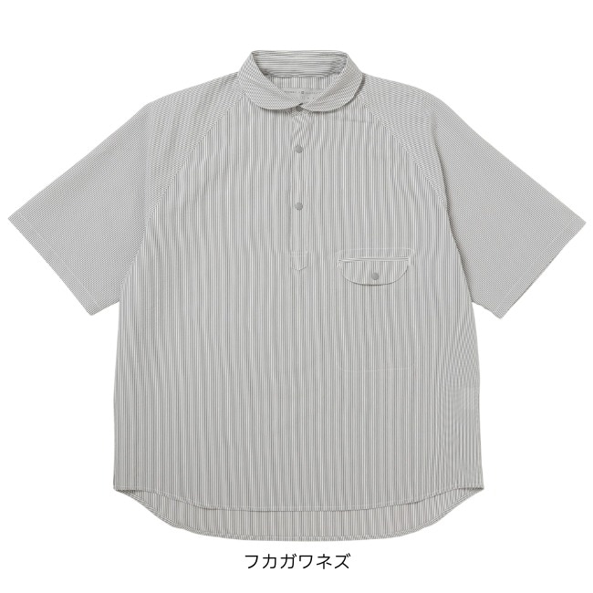 アクシーズクインエレメンツ AXESQUIN ELEMENTS シアサッカーの半袖