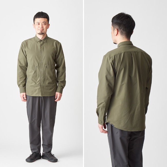 アクシーズクイン AXESQUIN ロングスリーブベンチレーションシャツ L/S