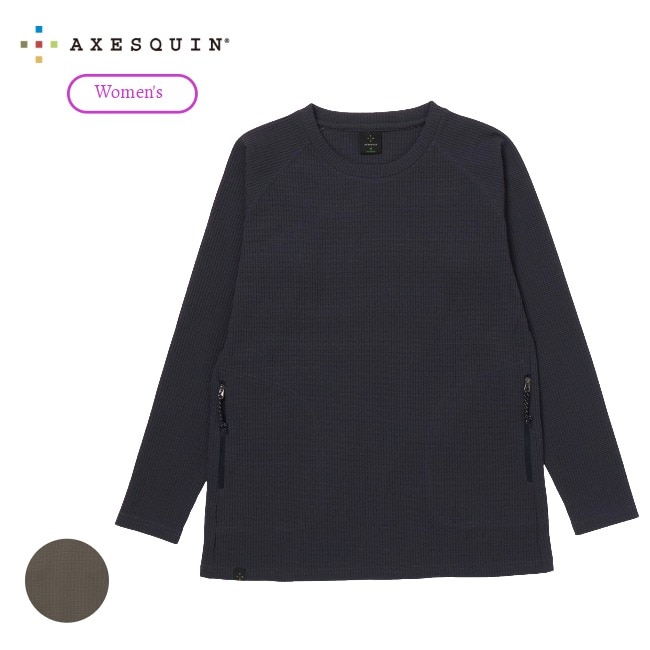 アクシーズクイン AXESQUIN Women's Waffle LS Tee ウィメンズ