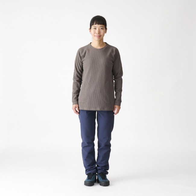 アクシーズクイン AXESQUIN Women's Waffle LS Tee ウィメンズ
