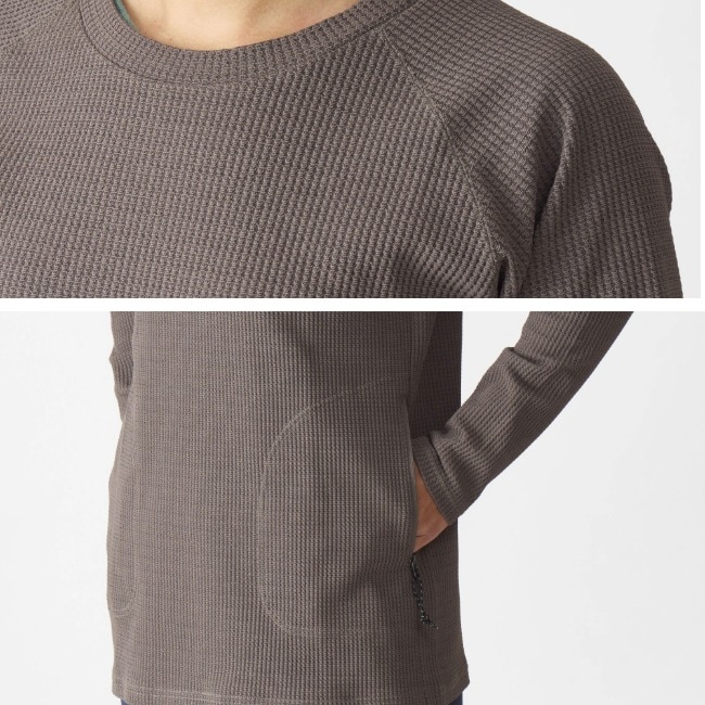 アクシーズクイン AXESQUIN Women's Waffle LS Tee ウィメンズ