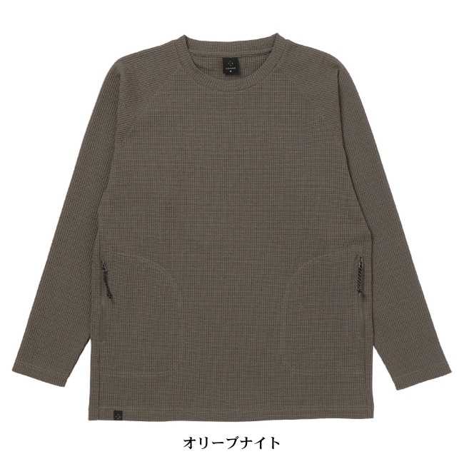 アクシーズクイン AXESQUIN ワッフル ロングスリーブ ティー メンズ