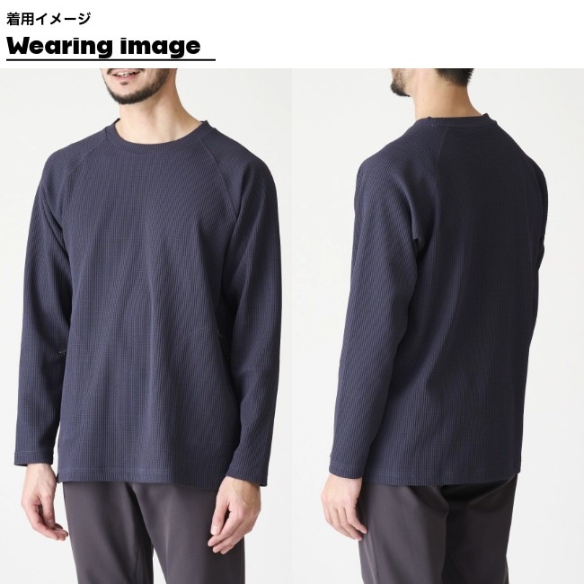 アクシーズクイン AXESQUIN ワッフル ロングスリーブ ティー メンズ