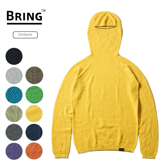 ブリング BRING ワンダーウェア シームレスフーディー ユニセックス