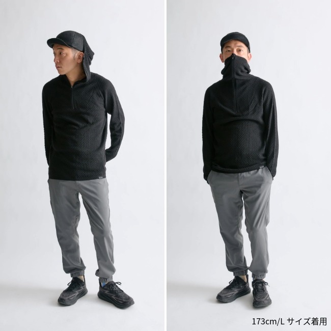 ブリング BRING ワンダーウェア シームレスハーフジップフーディー
