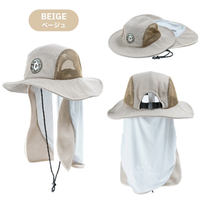 クレ Clef フレスコ ロング シェード ハット FRESCO LONG SHADE HAT