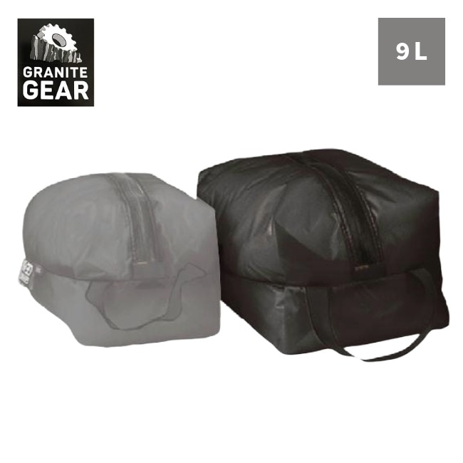 グラナイトギア GRANITE GEAR ブラックエアジップサック 9L BLACK AIR