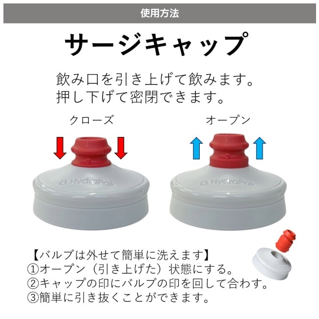 ハイドラパック Hydrapak ポーラー サージ アセント 700ml | GLAGH グラフ
