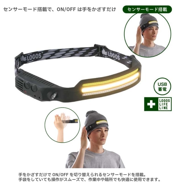 (未使用･未開封品)　ロゴス ヘッドライト ナノライト・ヘッドビーム 74175574 v1yptgt LOGOS（ロゴス） ヘッドライト LEDライト らいと ナノライト