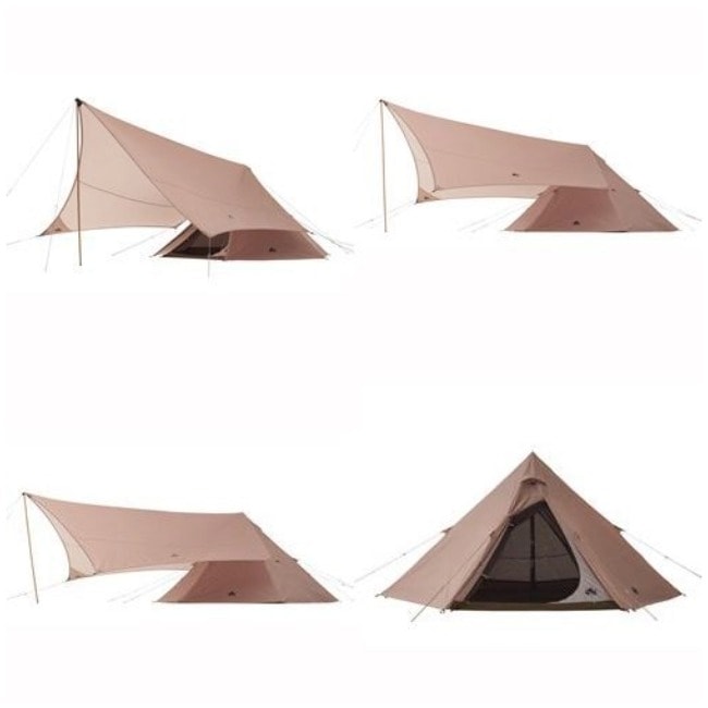 ロゴス LOGOS テントチャレンジセットTrad ティピータープ350-BJ