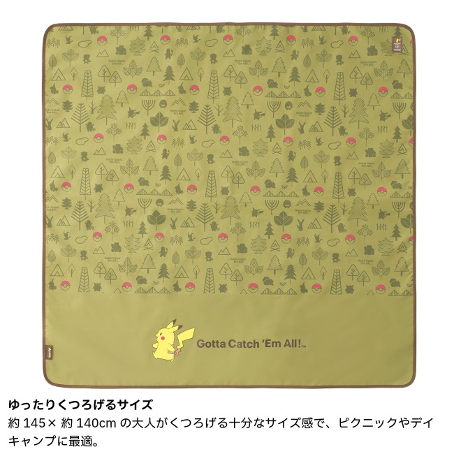 ロゴス LOGOS ポケモン トートイン防水シート・ファミリー レジャー