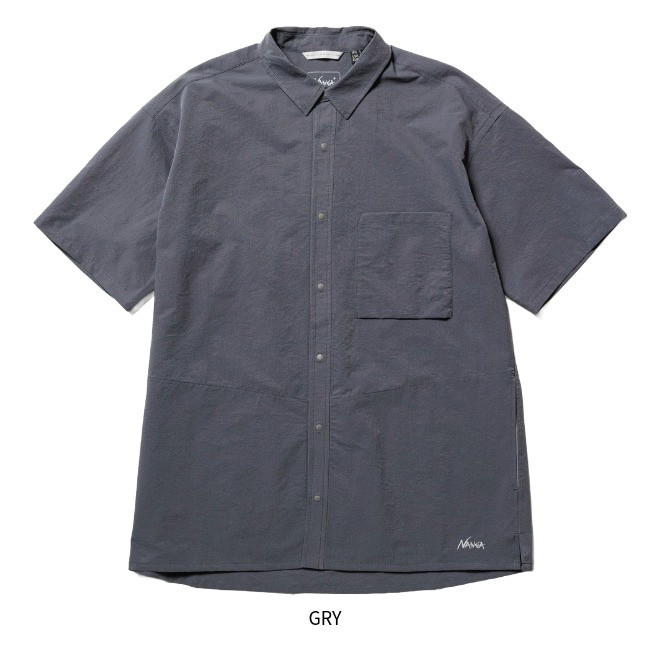 ナンガ NANGA エアクロスコンフィーS/Sシャツ ユニセックス AIR CLOTH