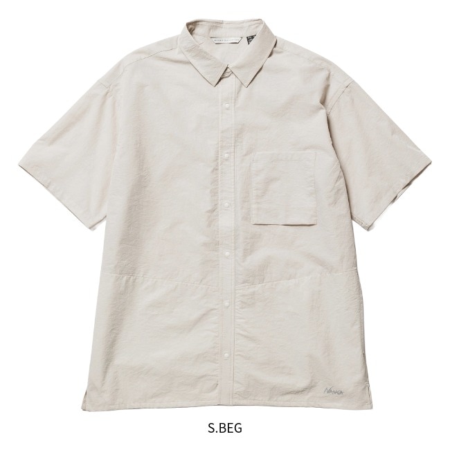 ナンガ NANGA エアクロスコンフィーS/Sシャツ ユニセックス AIR CLOTH