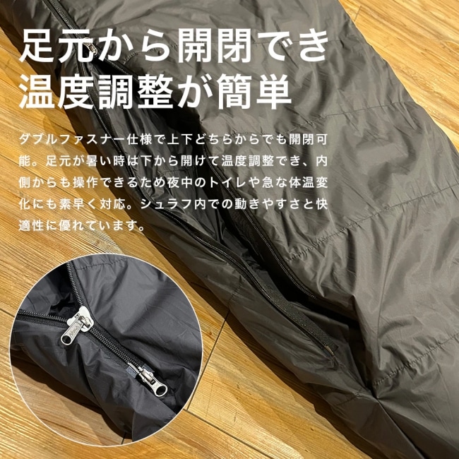 ナンガ NANGA オーロラテックス 600DX レギュラー 別注 オールブラック