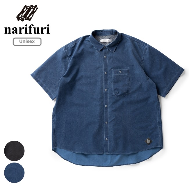 ナリフリ narifuri NFC ピグメントメッシュ半袖シャツ | GLAGH グラフ