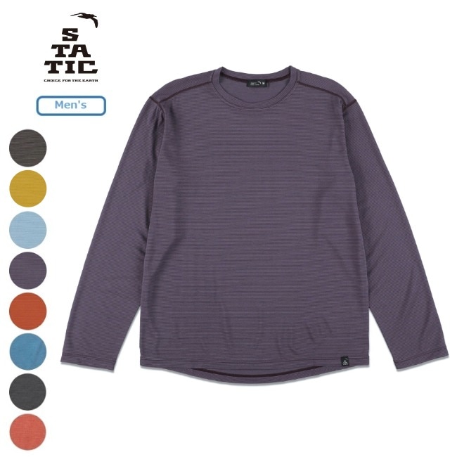 STATIC オールエレベーション L/S メンズXL スタティック STATIC オール エレベーション ロングスリーブ シャツ