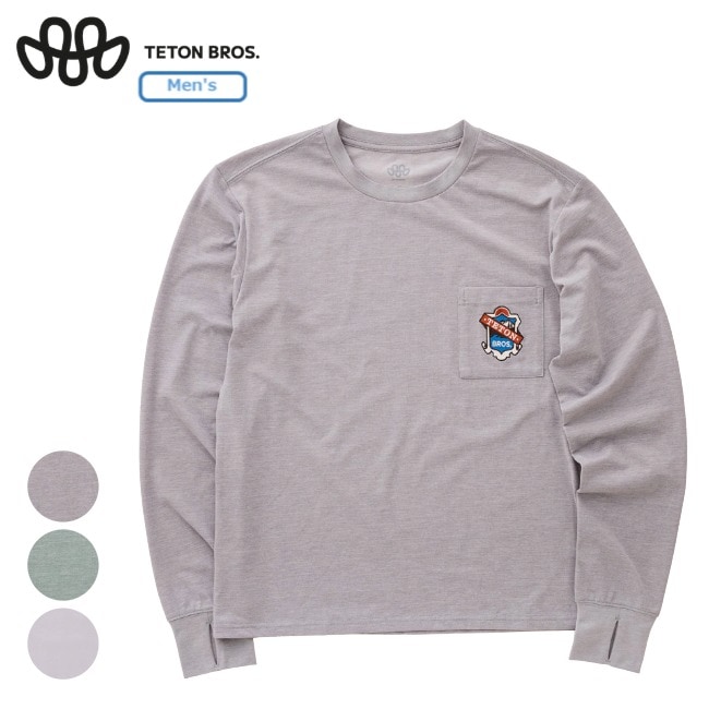 ティートンブロス Teton Bros. TBエンブレムL/S Tee メンズ TB Emblem