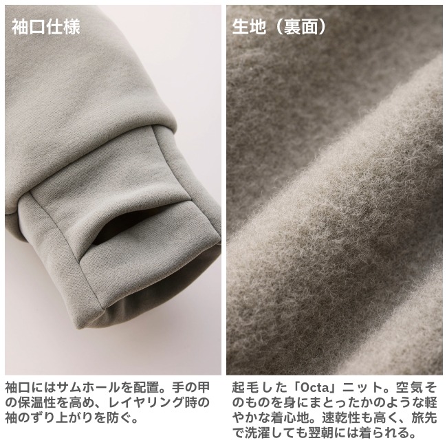 ティートンブロス Teton Bros. オクタフリースフーディ メンズ OCTA