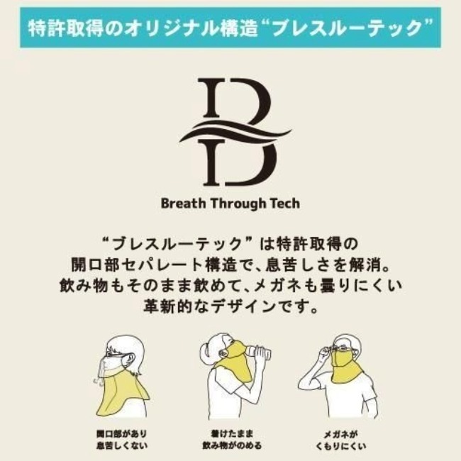 ヤケーヌ YAKeNU 紫外線対策専用UVカットフェイスマスク ヤケーヌ