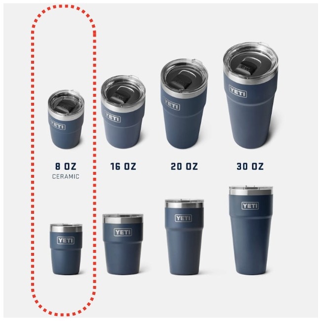 イエティ YETI ランブラー 8オンススタッカブルカップ デュラシップ