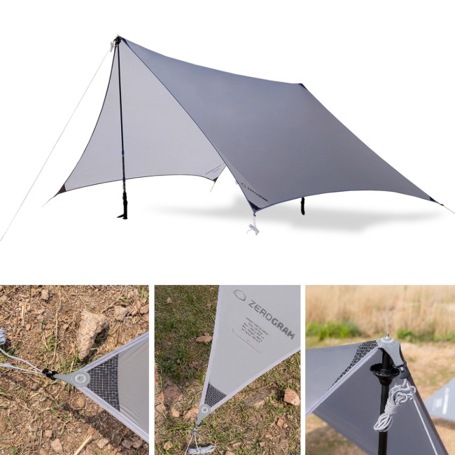 ゼログラム ZEROGRAM ナノタープ UL ヘキサ NANO Tarp UL HEXA | GLAGH