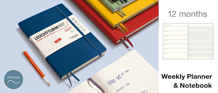 ���������꡼�ץ��ʡ� ���եȥ��С� Weekly Planner and Notebook Softcover