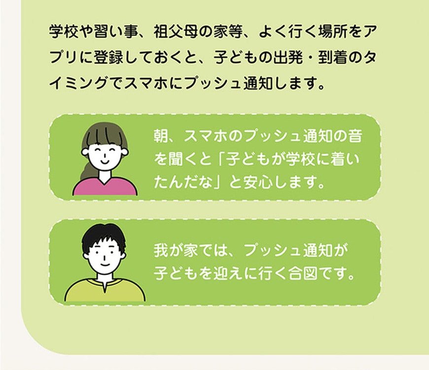 家族スポットの登録