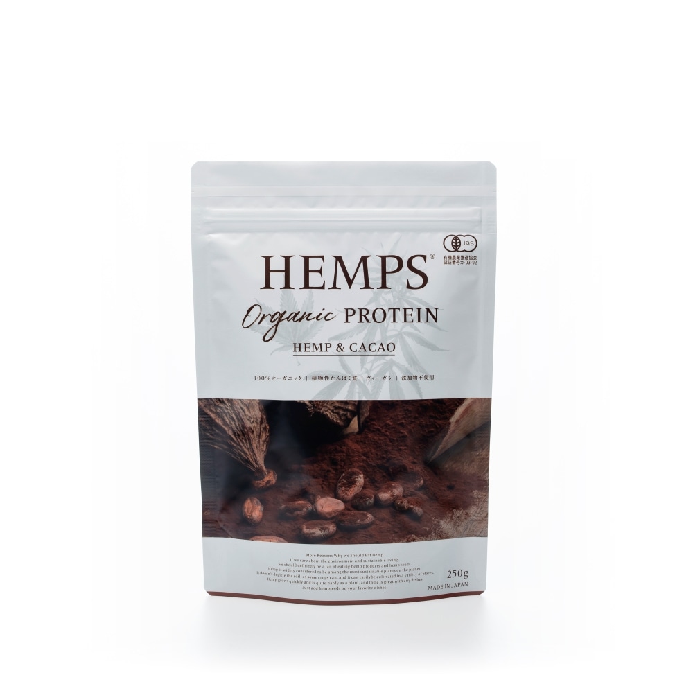 HEMPS オーガニックプロテイン ヘンプ＆カカオ 250g