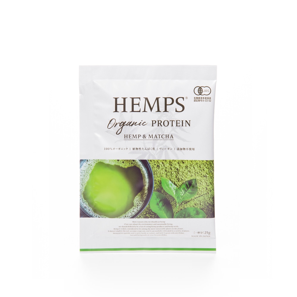 HEMPS オーガニックプロテイン ヘンプ＆抹茶