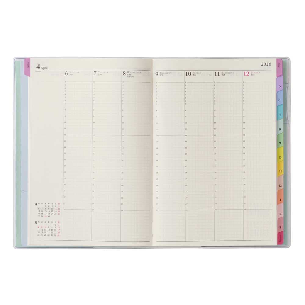 2026年4月始まり 手帳 PAGEM by NOLTY ペイジェムウィークリーA5－i