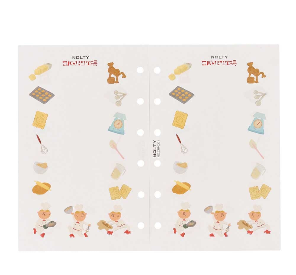 notnot 様10枚まとめ専用 NOLTY(ノルティ) コバトパンコラボ ノートA6クリーム用紙方眼