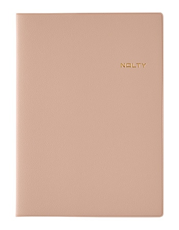 NOLTY A5 手帳カバー(ピンク×チェック,モカ×チェック,ブラック