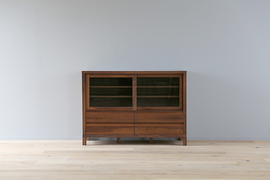 ウォルナットのダイニングコーディネート