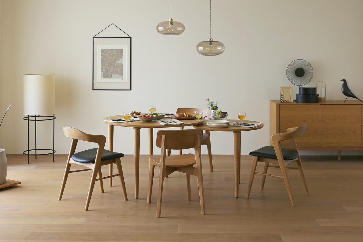 BLANC CHAIR オーク/布座