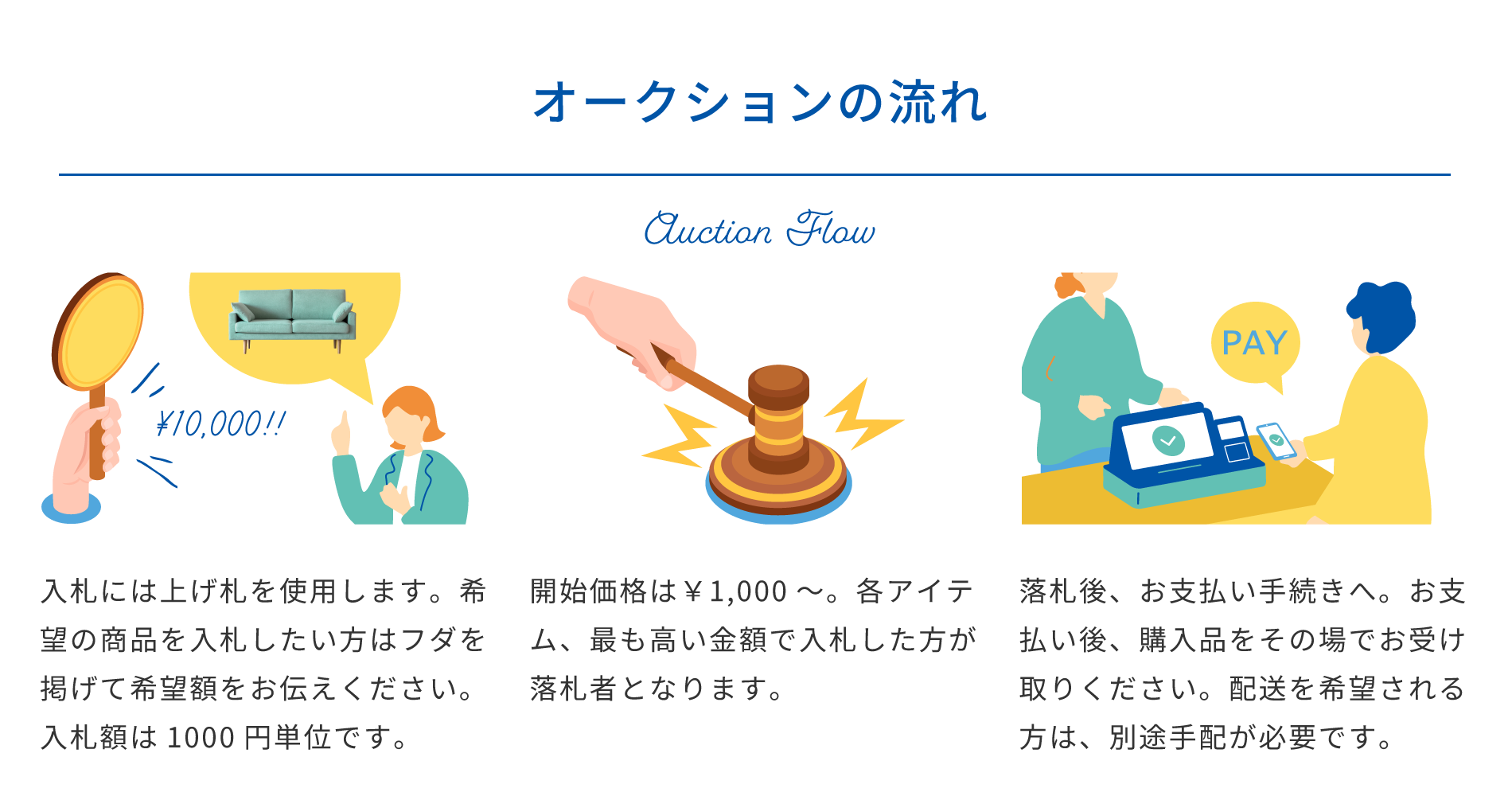 ホワイトオークのテーブル