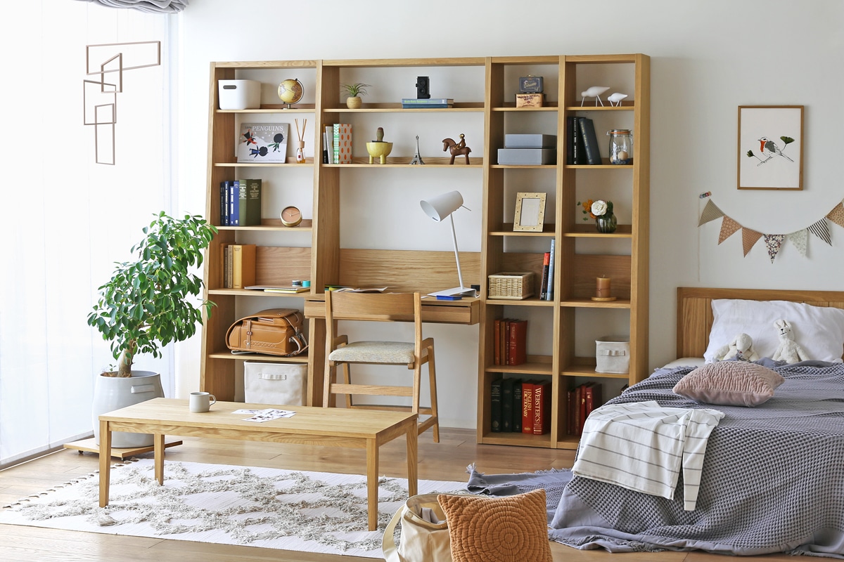 ホワイトオークの子供部屋コーディネート