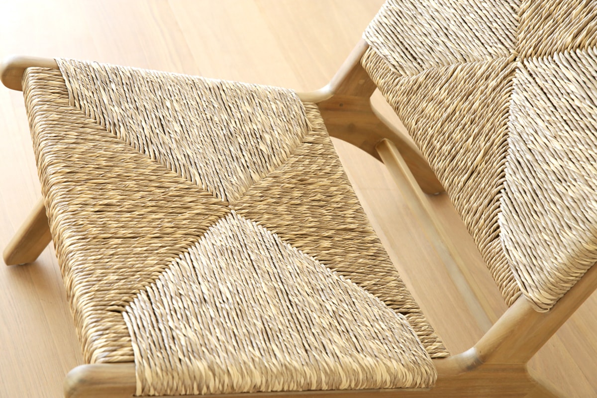 vintage バナナリーフツイストチェア バナナ リーフ リラックス チェア Chair 一人掛け チーク無垢材