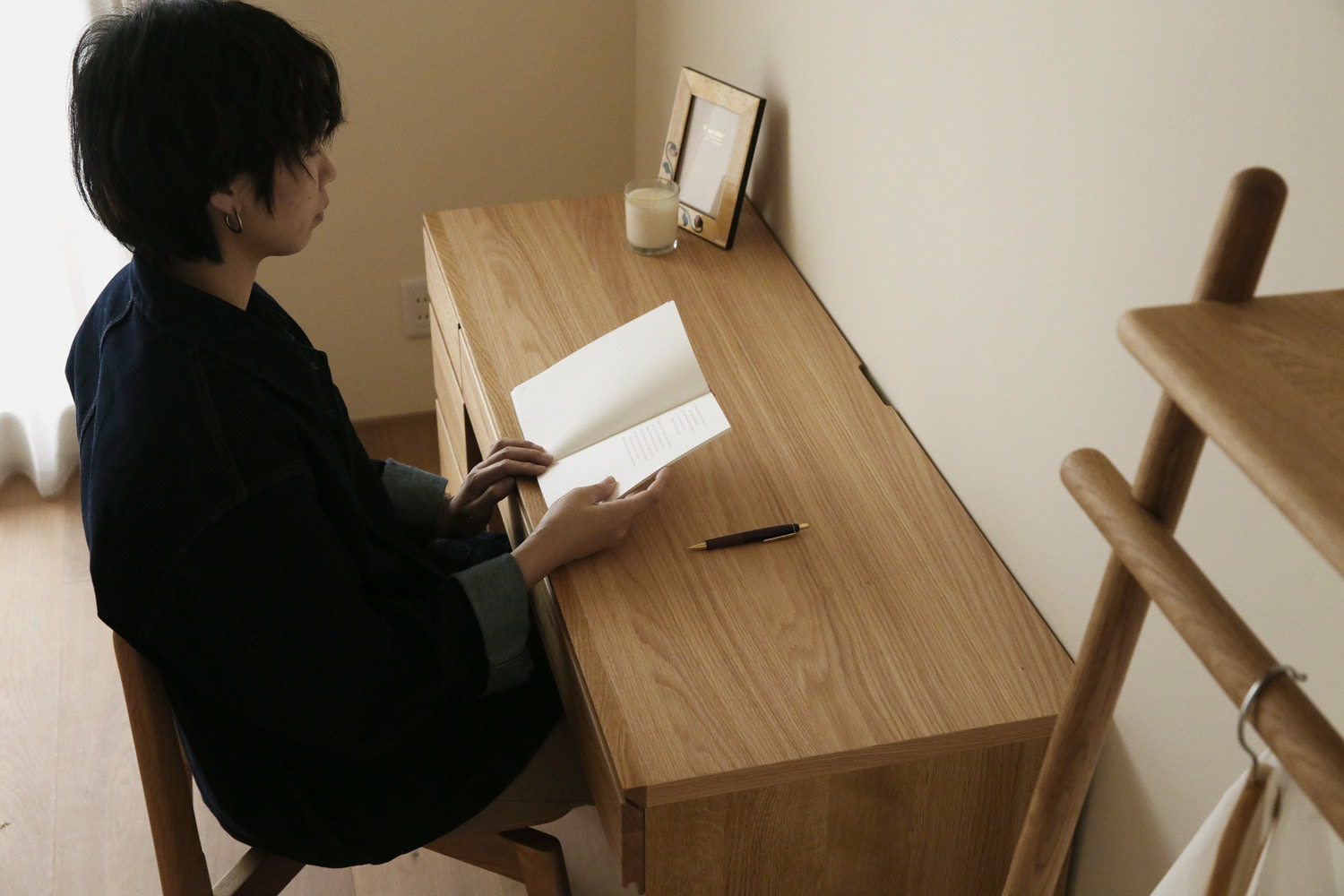 ASTER アスター DESK SET5 オーク (120天板 + 30チェスト + 90デスク ASTER アスター DESK SET5 オーク (120天板 + 30チェスト + 90デスク
