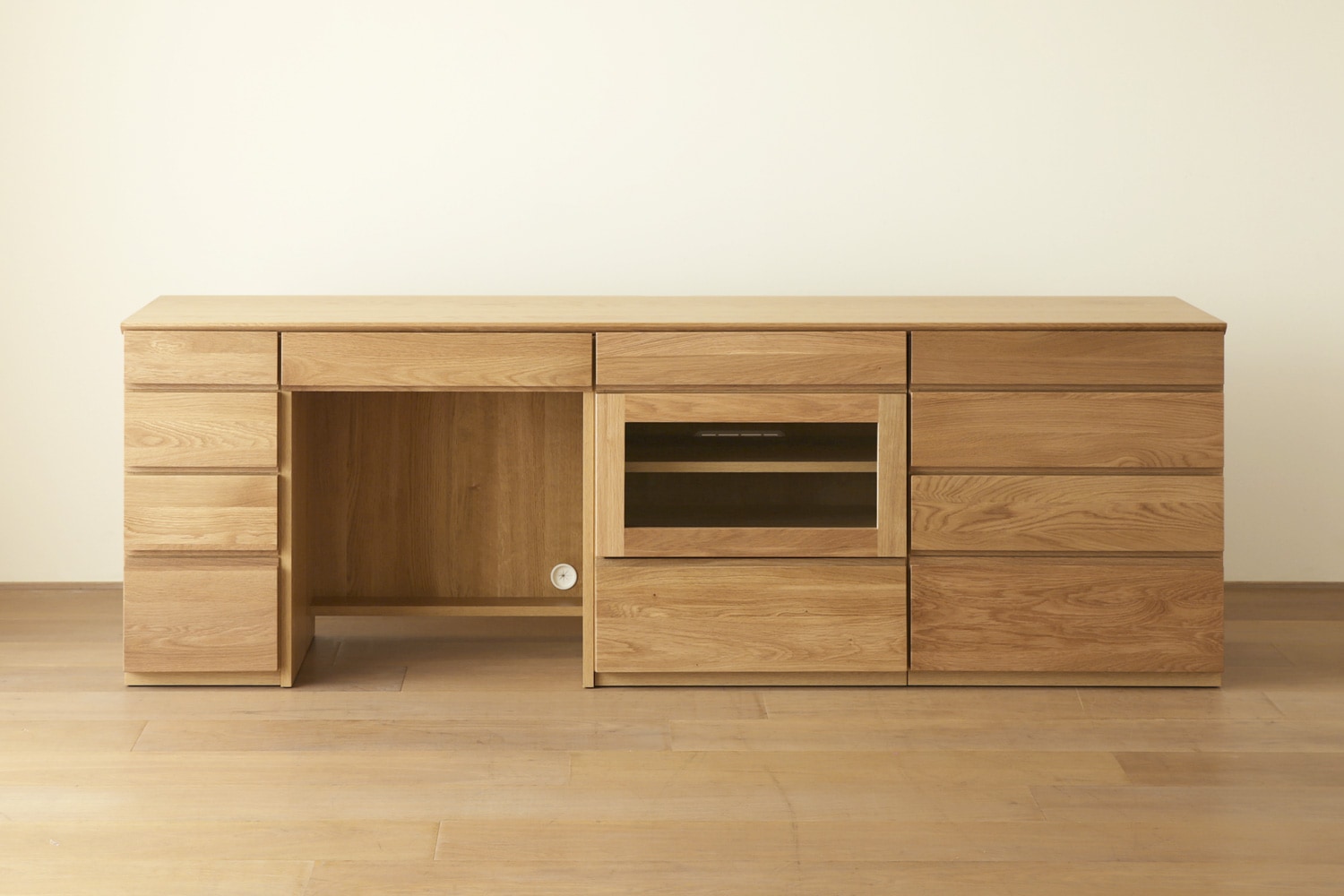 ASTER アスター DESK SET11 オーク (210天板 + 30チェスト + 60デスク + 60