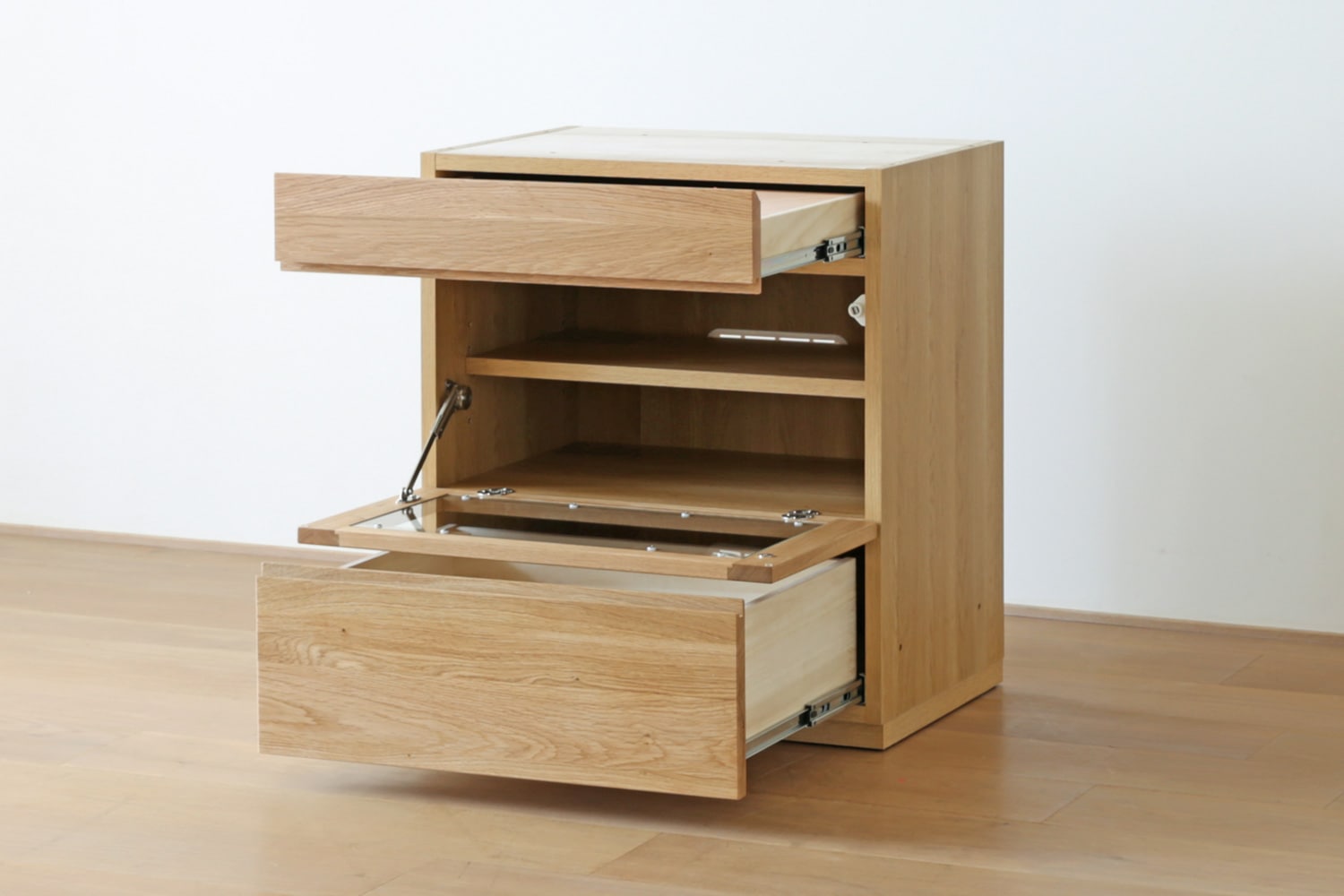 ASTER アスター DESK SET7 180天板 + 60デスク ＋ 60ガラス扉 + 60